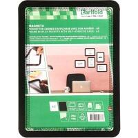 Djois Magneto DIN A5 Inforahmen Magnetisch Schwarz Haftend PP, PVC 194977 16,8 (B) x 0,2 (T) x 23 (H) cm 2 Stück