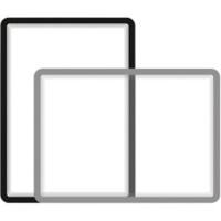 Djois Magneto DIN A4 Inforahmen Selbstklebend Grau Haftend PP, PVC 194950 23 (B) x 0,2 (T) x 31,7 (H) cm 2 Stück