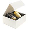 RAJA Geschenkbox Karton, Glanzlackpapier 225 (B) x 105 (T) x 225 (H) mm Elfenbein 10 Stück