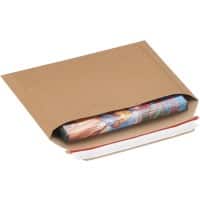 RAJA Versandtasche Pappe 180 (B) x 235 (H) mm Braun 100 Stück