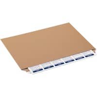 RAJA Versandtasche Pappe 328 (B) x 458 (H) mm Braun 75 Stück