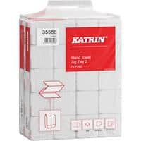 Falthandtuch Katrin Classic V-Falz Weiß 2-lagig 35588 Packung 20 Stück à 200 Blatt