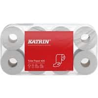 Katrin Toilettenpapier Classic 2-lagig Weiß 14293 48 Rollen à 400 Blatt
