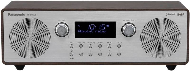 Panasonic Digitales Radio RF-D100BT Braun
