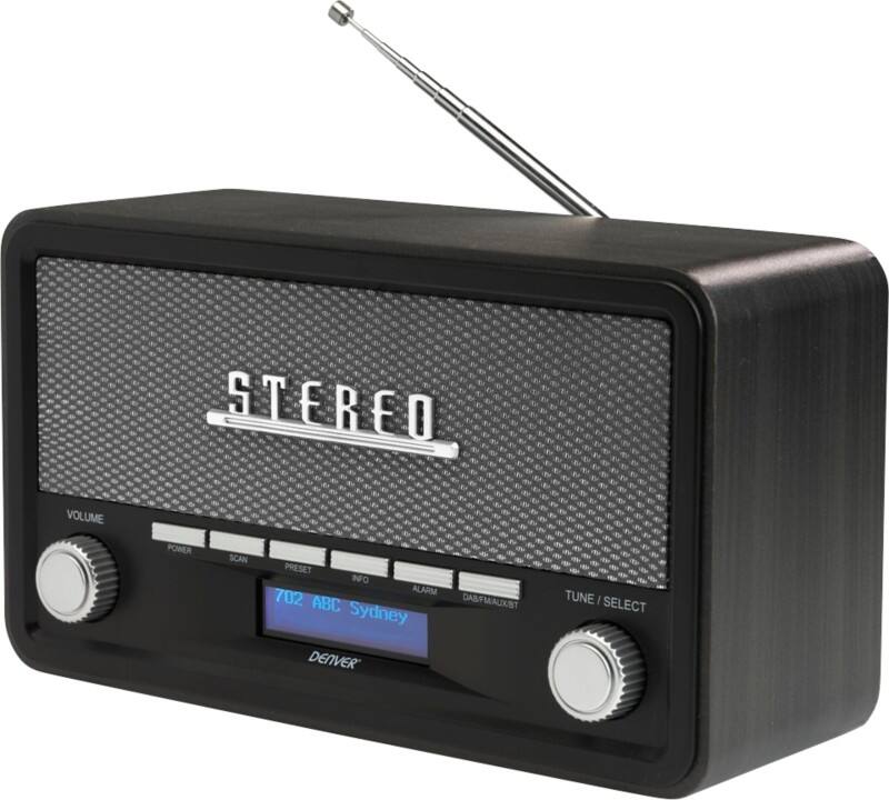DENVER Digitales Radio DAB-18 Grau