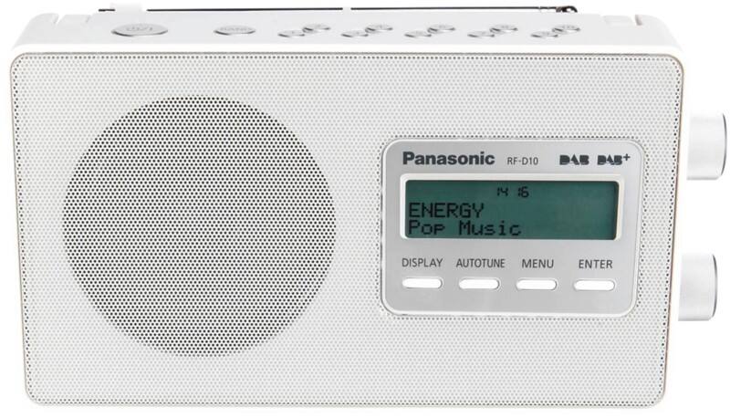 Panasonic Digitales Radio RF-D10EG-W Weiß