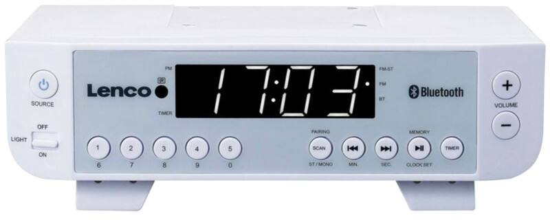 Lenco Küchenradio KCR-100 Weiß