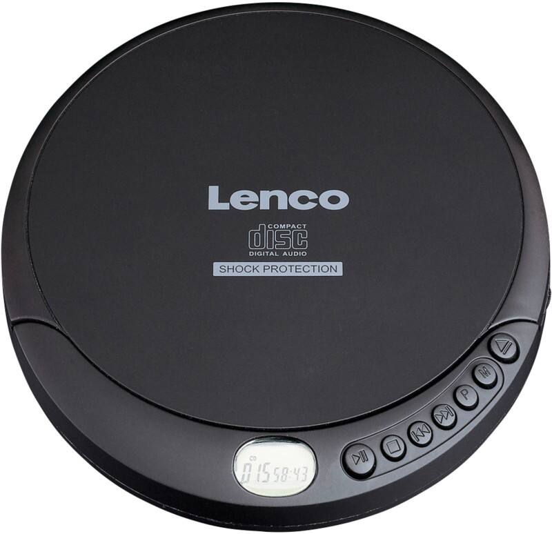Lenco Tragbarer CD-Player CD-200 Schwarz