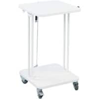 ABENA Treteimer Stahl 40 L 37 (B) x 39 (T) x 62 (H) cm Weiß