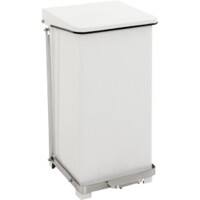 V-PART Treteimer Stahl 45 L 37 (B) x 37 (T) x 59 (H) cm Weiß