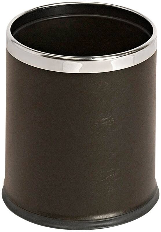 V-PART Papierkorb Stahl 10 L 27,5 cm (H) Schwarz