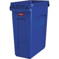 Rubbermaid Papierkorb Polyethylen 60 L 27,9 (B) x 55,8 (T) x 63,5 (H) cm Blau