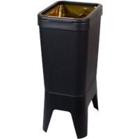 bonton Papierkorb Recyceltes Polypropylen 40 L 30 (B) x 41 (T) x 76 (H) cm Grau