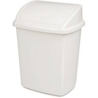 Papierkorb Polypropylen 8 L 25,2 (B) x 20 (T) x 33 (H) cm Weiß