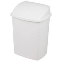 Papierkorb Polypropylen 40 L 40,3 (B) x 31,5 (T) x 55,8 (H) cm Weiß