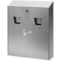 V-PART Aschenbecher 26 (B) x 8 (T) x 32 (H) cm Silber