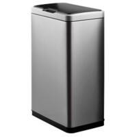 EKO Papierkorb mit Sensor Edelstahl 40 L 27 (B) x 46 (T) x 65,5 (H) cm Silber