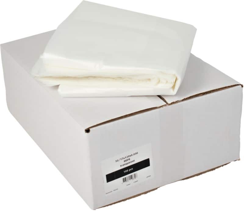 Mittlere Belastung Müllsack 200 L  Transparent HDPE (Hochdichtes Polyethylen) 0.030 mm 100 Stück