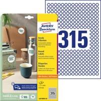 AVERY Zweckform Etiketten L6019REV-25 Weiß