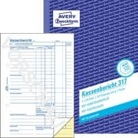 AVERY Zweckform Kontobuch 317 DIN A5 14,7 x 21 x 0,87 cm 10 Stück