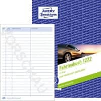 AVERY Zweckform Fahrtenbuch 1222 DIN A5 14,8 x 21 x 0,35 cm 10 Stück