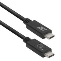 ACT USB-C-Kabel AC7402 Schwarz 2 m