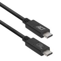 ACT USB-C-Kabel AC7431 Schwarz 1 m