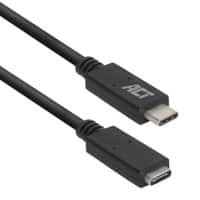 ACT USB-Kabel AC7412 Schwarz 2 m