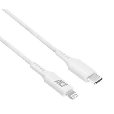 ACT USB-Kabel AC3015 Weiß 2 m