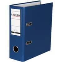 Falken Ordner DIN A5 80 mm Blau 11285681 Pappkarton, PP (Polypropylen) Hochformat