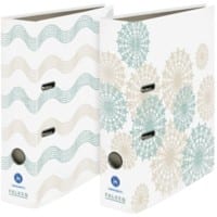Falken PURE Green Ordner DIN A4 80 mm Farbig sortiert 24001000000F Pappkarton 10 Stück