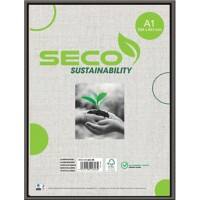 Seco Bilderrahmen ALA1-BK DIN A1 Schwarz 604 x 21 x 850 mm