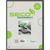 Seco Bilderrahmen ALA2-BK DIN A2 Schwarz 430 x 21 x 604 mm