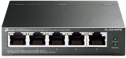 TP-LINK TL-SG105PE Nicht verwaltet Netzwerkschalter