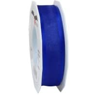 PRAESENT Organza 4832525-614 Royalblau 25 mm x 25 m 2 Stück