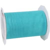 PRAESENT Organza 6011225-703 Türkis 112 mm x 25 m 2 Stück