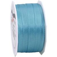 PRAESENT Taftband 6051050-612 Aquamarin 10 mm x 50 m 2 Stück