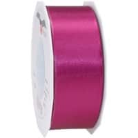 PRAESENT Doppelsatin 7184025-616 Purpur 40 mm x 25 m 2 Stück