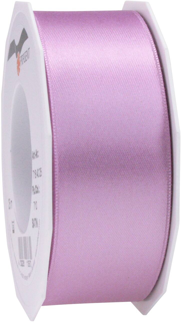 PRAESENT Doppelsatin 7184025-710 Lila 40 mm x 25 m 2 Stück