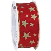 PRAESENT Seidenband 2004020-919 Rubinrot 40 mm x 20 m 2 Stück