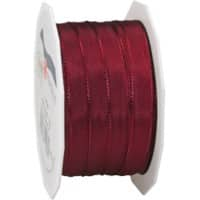 PRAESENT Seidenband 4641025-193 Bordeaux 10 mm x 25 m 2 Stück