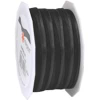 PRAESENT Organza 4831050-613  Schwarz 10 mm x 50 m 1 Stück