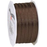 PRAESENT Organza 4831050-523  Espresso 10 mm x 50 m 1 Stück