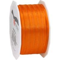 PRAESENT Organza 4831050-620  Orange 10 mm x 50 m 1 Stück