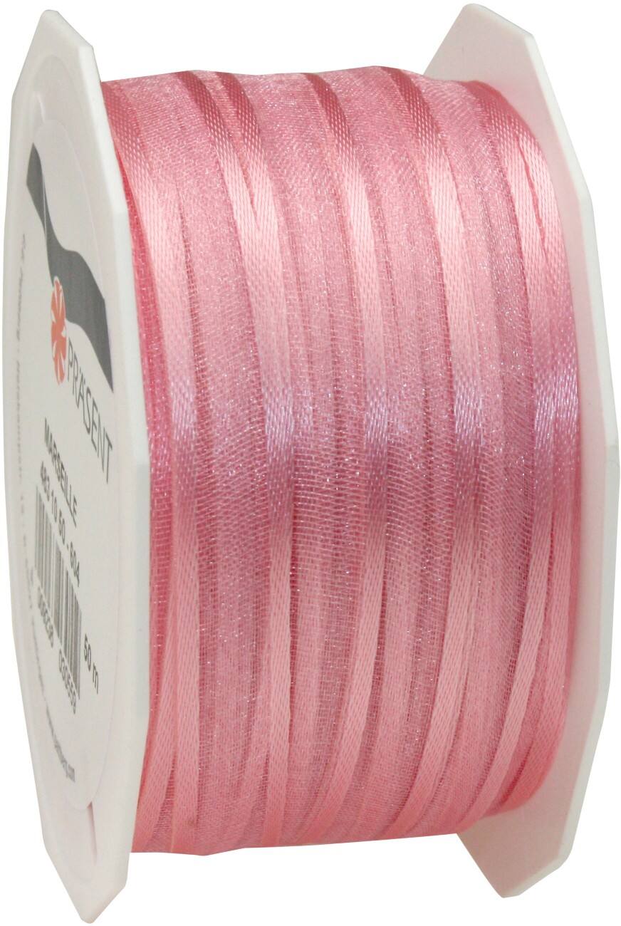 PRAESENT Organza 4831050-604  Hellrosa 10 mm x 50 m 1 Stück