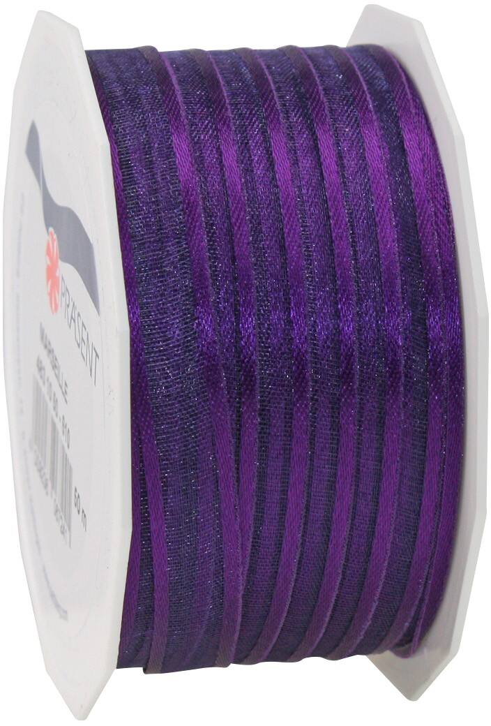 PRAESENT Organza 4831050-610  Violett 10 mm x 50 m 1 Stück