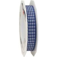 PRAESENT Motivband 6191520-614 Royalblau, Weiß 15 mm x 20 m 2 Stück