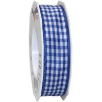 PRAESENT Motivband 6192520-614 Royalblau, Weiß 25 mm x 20 m 2 Stück