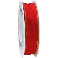 PRAESENT Seidenband 4722525-709 Rot 25 mm x 25 m 2 Stück