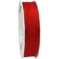 PRAESENT Organza 4832525-609 Rot 25 mm x 25 m 2 Stück